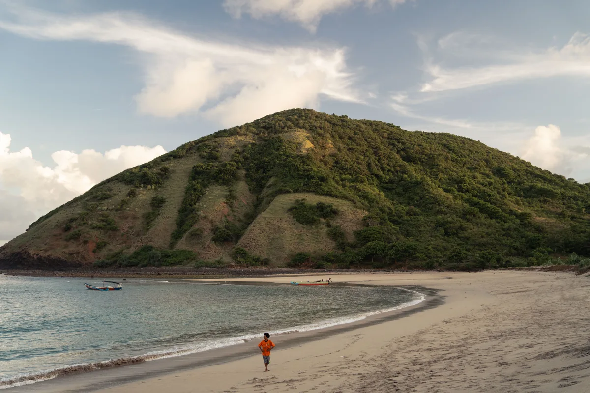 Beachview near Anima Shala yoga retreat, Mawun, Lombok